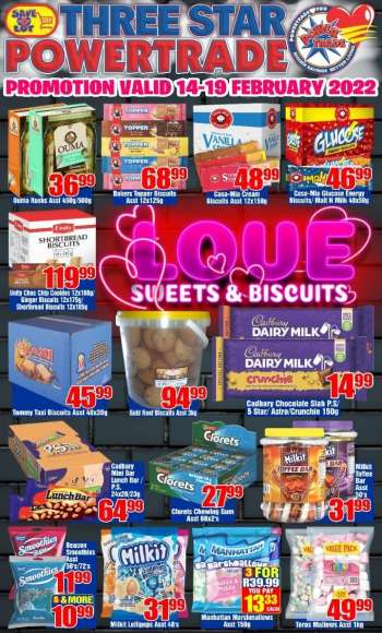 Three Star Cash and Carry catalogue  - 14/02/2022 - 19/02/2022.