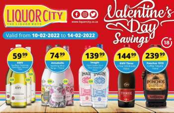 Liquor City catalogue  - 10/02/2022 - 14/02/2022.