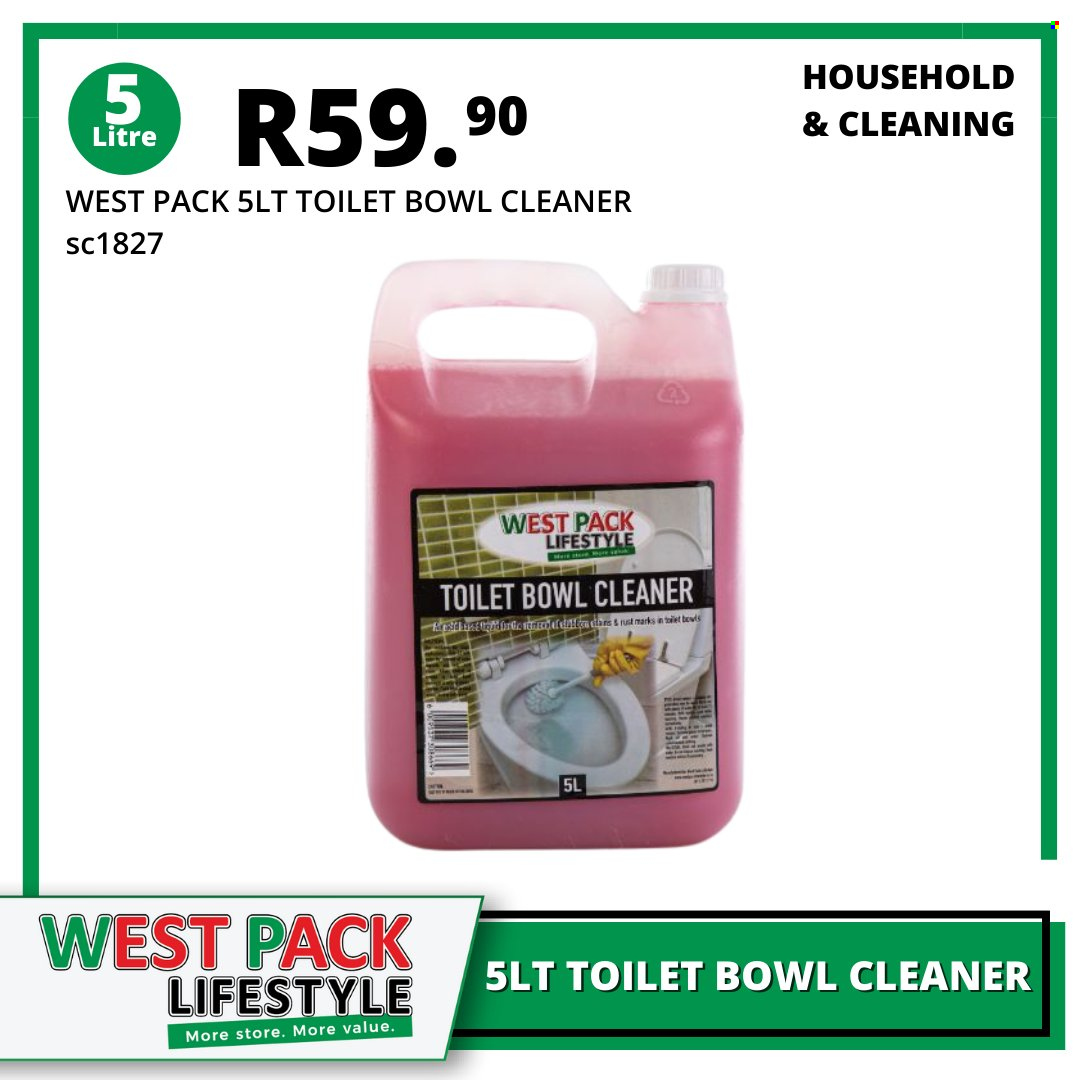 West Pack Lifestyle specials. Page 1