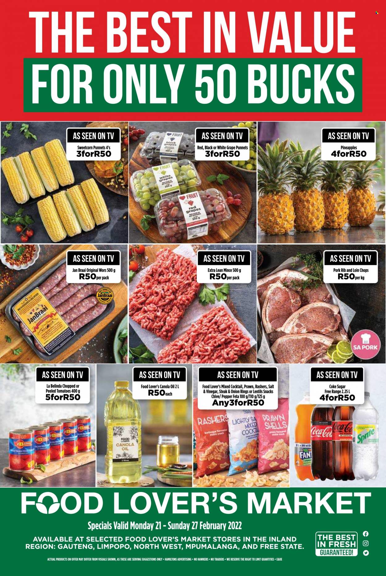 Food Lover's Market specials - 21/02/2022 - 27/02/2022. Page 1
