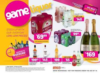 Game catalogue  - 22/02/2022 - 27/02/2022.