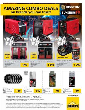 Builders catalogue  - 15/02/2022 - 03/04/2022.