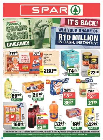 SPAR catalogue  - 22/02/2022 - 07/03/2022.