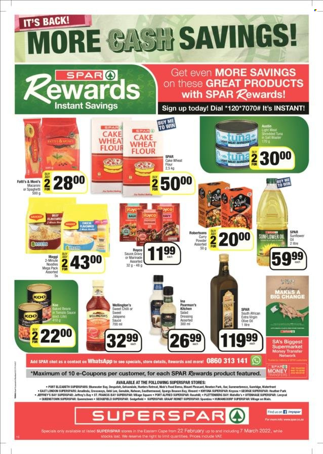 SPAR specials - 22/02/2022 - 07/03/2022. Page 16