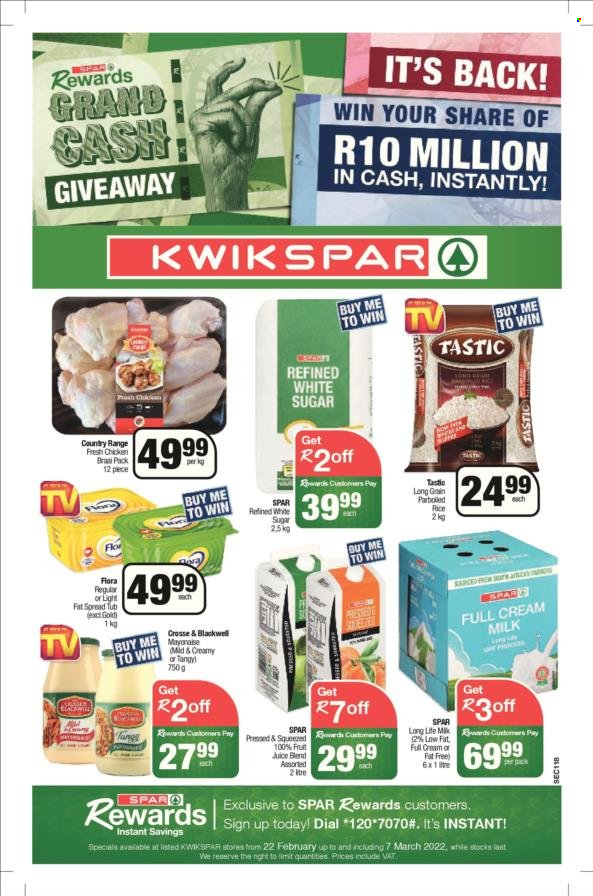 SPAR specials - 22/02/2022 - 07/03/2022. Page 1