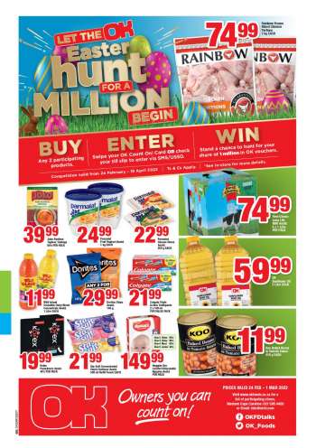 OK Foods catalogue  - 24/02/2022 - 01/03/2022.