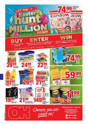 OK Foods catalogue  - 24/02/2022 - 01/03/2022.