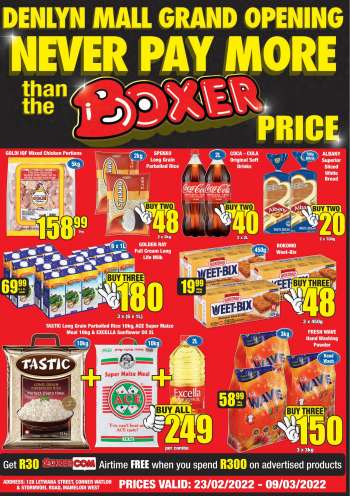 Boxer catalogue  - 23/02/2022 - 09/03/2022.