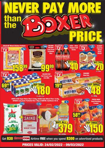Boxer catalogue  - 24/02/2022 - 09/03/2022.