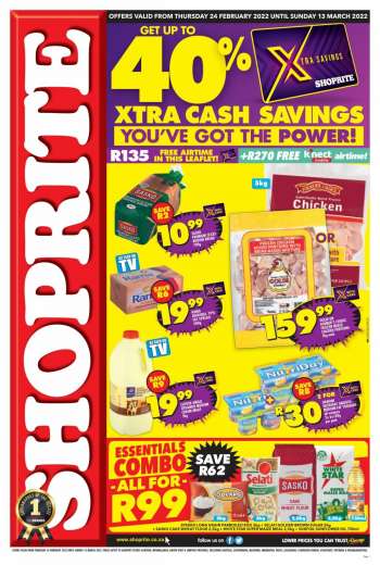Shoprite catalogue  - 24/02/2022 - 13/03/2022.