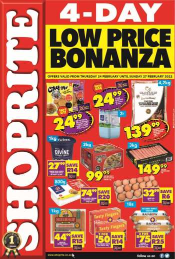 Shoprite catalogue  - 24/02/2022 - 27/02/2022.