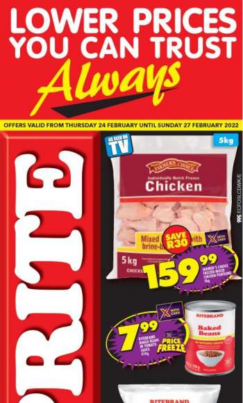 Shoprite catalogue  - 24/02/2022 - 27/02/2022.