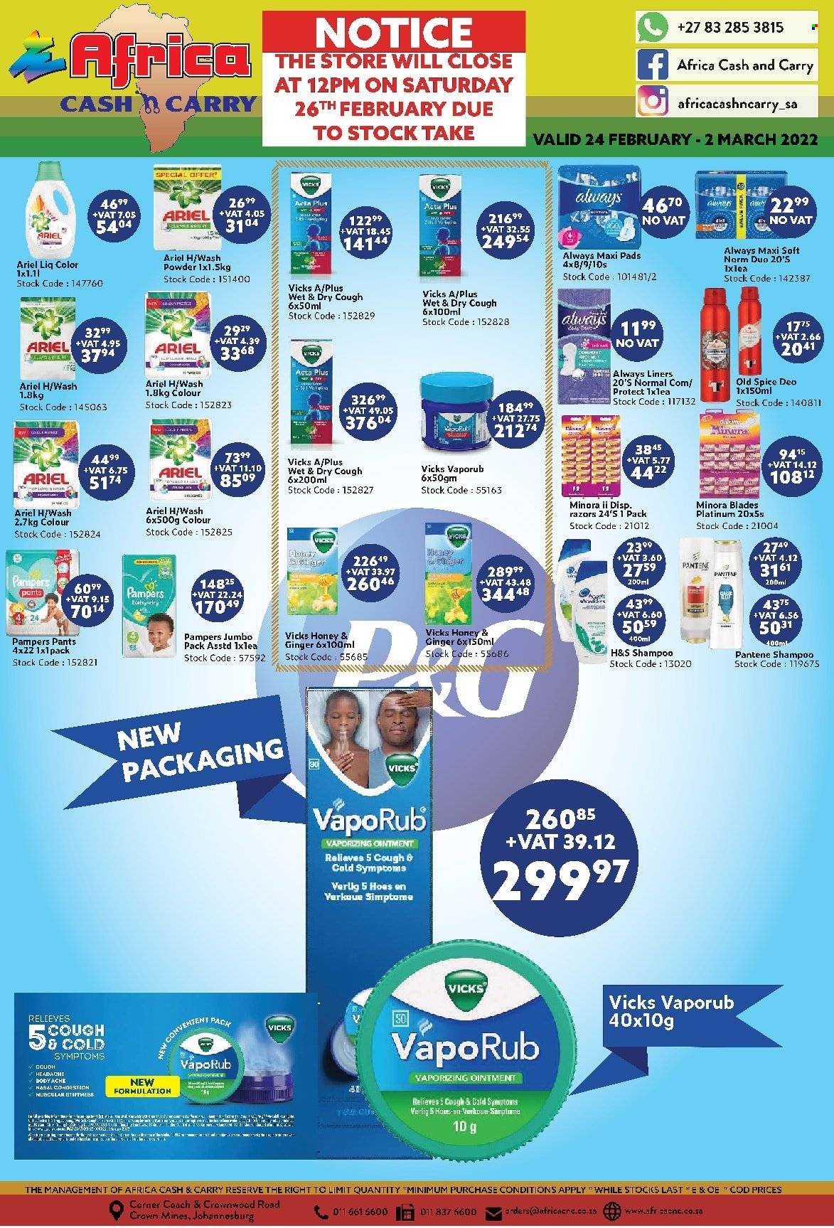 Africa Cash & Carry specials - 24/02/2022 - 02/03/2022. Page 1