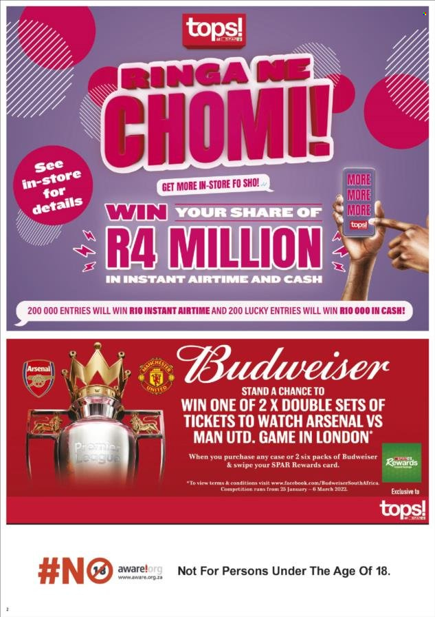 TOPS at SPAR specials - 22/02/2022 - 05/03/2022. Page 2