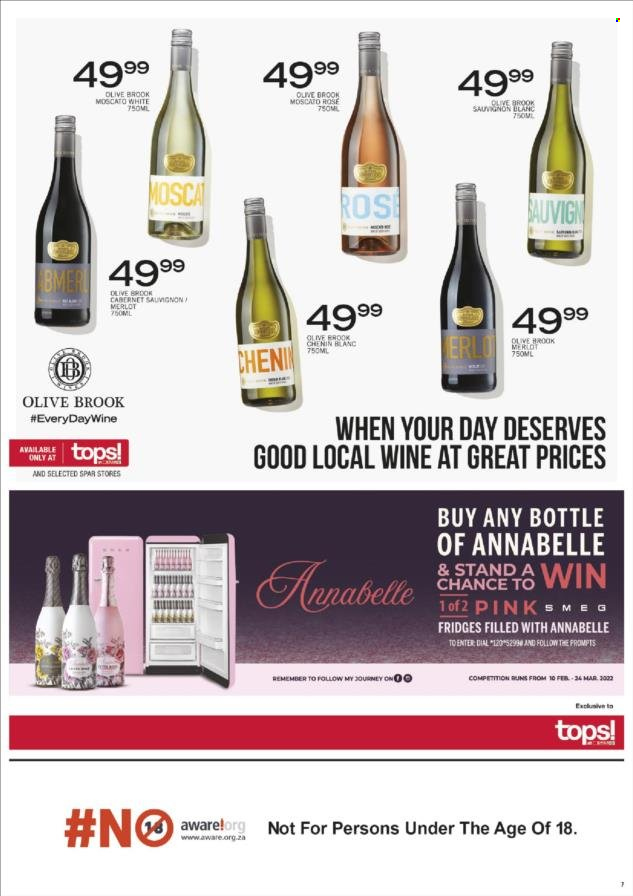 TOPS at SPAR specials - 22/02/2022 - 05/03/2022. Page 7