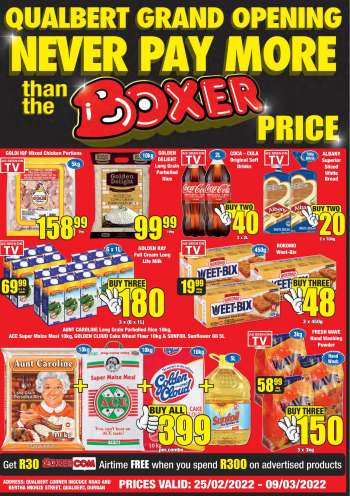 Boxer catalogue  - 25/02/2022 - 09/03/2022.