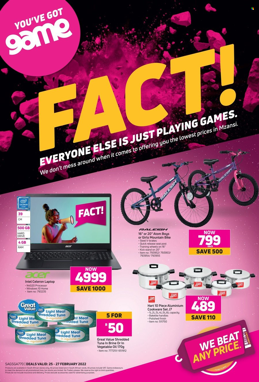 Game specials - 25/02/2022 - 27/02/2022. Page 1