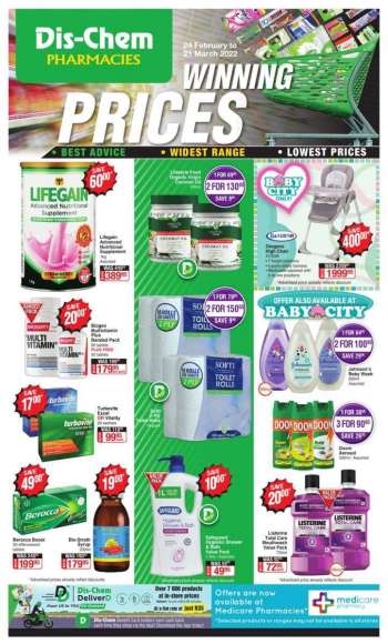 Dis-Chem catalogue  - 24/02/2022 - 21/03/2022.