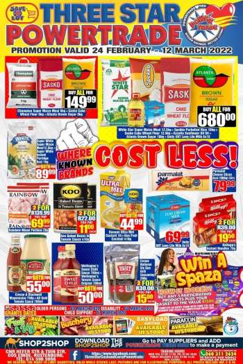 Three Star Cash and Carry catalogue  - 24/02/2022 - 12/03/2022.