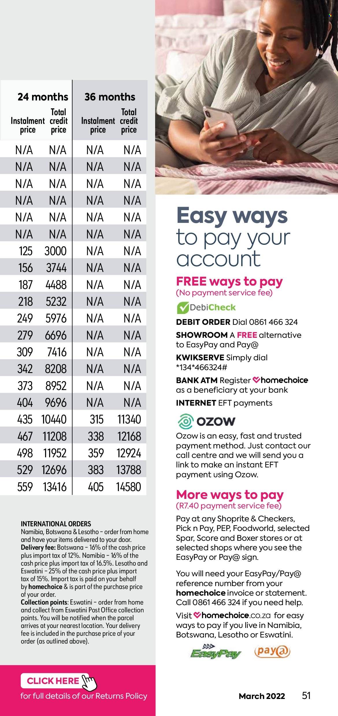 HomeChoice specials - 01/03/2022 - 31/03/2022. Page 51
