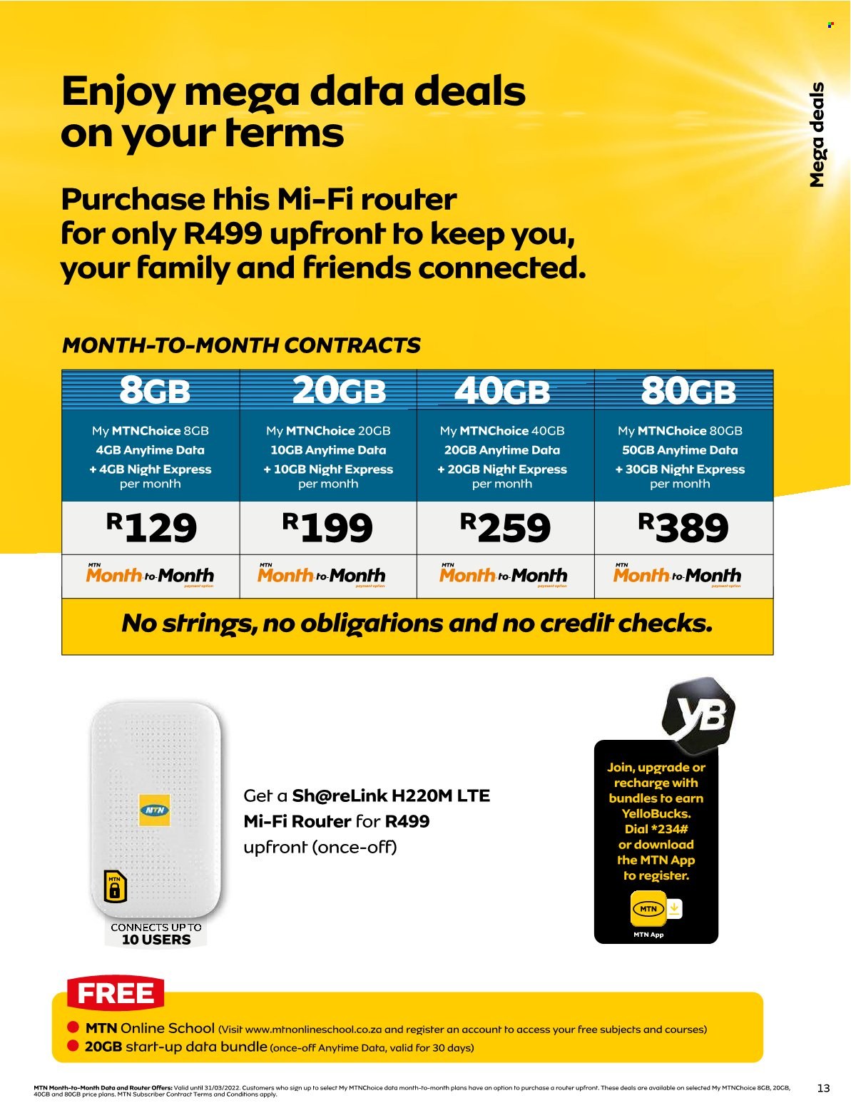 MTN specials - 01/03/2022 - 31/03/2022. Page 13