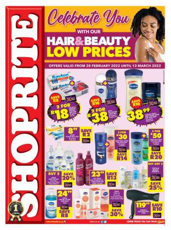 Shoprite catalogue  - 28/02/2022 - 13/03/2022.