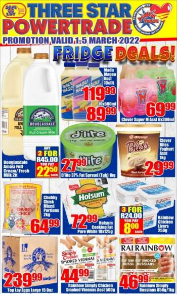 Three Star Cash and Carry catalogue  - 01/03/2022 - 05/03/2022.
