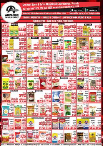 Advance Cash & Carry catalogue  - 28/02/2022 - 06/03/2022.