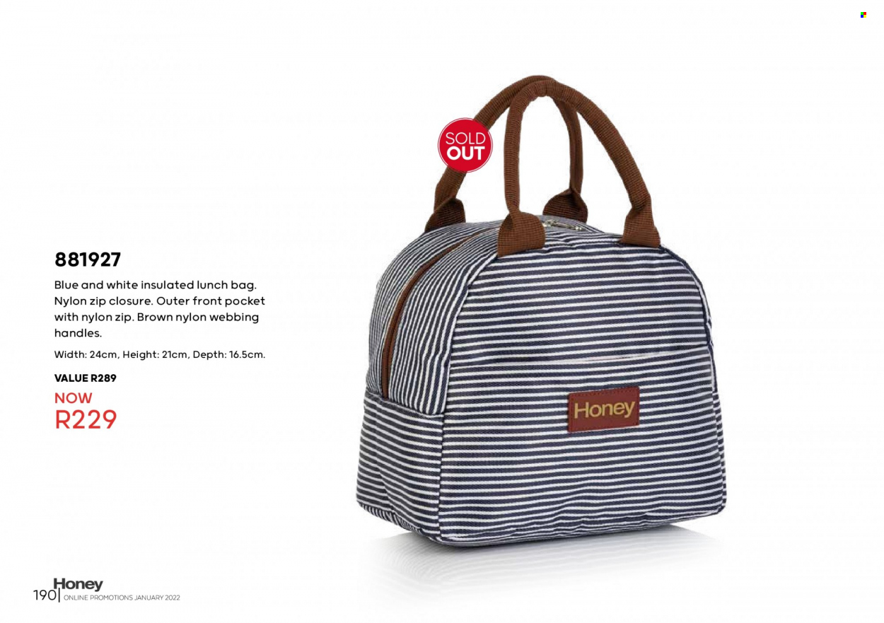 Honey specials. Page 192