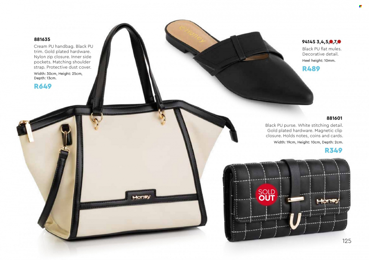 Honey specials. Page 127