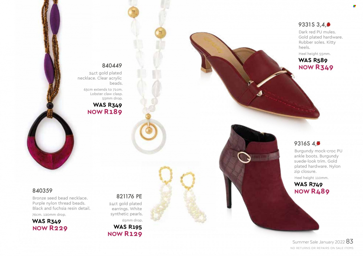 Honey specials. Page 85