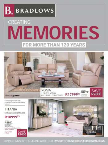 Bradlows catalogue  - 07/03/2022 - 08/05/2022.