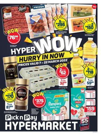 Pick n Pay Hypermarket catalogue  - 07/03/2022 - 22/03/2022.