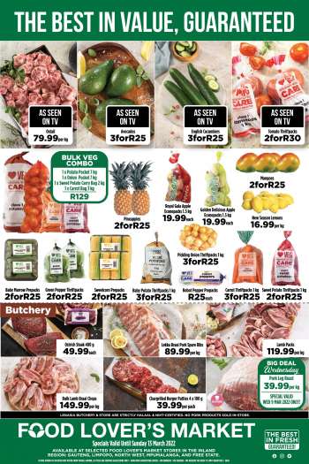 Food Lover's Market catalogue  - 07/03/2022 - 13/03/2022.