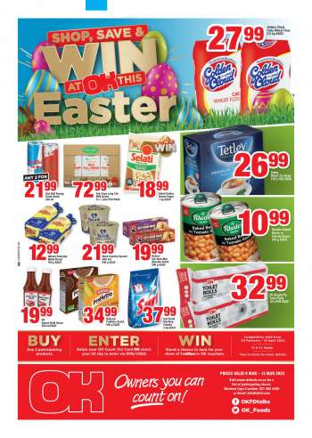 OK Foods catalogue  - 09/03/2022 - 13/03/2022.