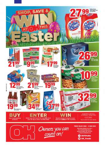 OK Foods catalogue  - 09/03/2022 - 13/03/2022.