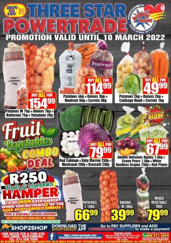 Three Star Cash and Carry catalogue  - 07/03/2022 - 10/03/2022.