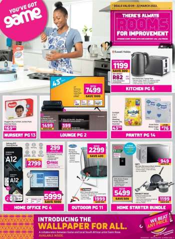 Game catalogue  - 09/03/2022 - 22/03/2022.