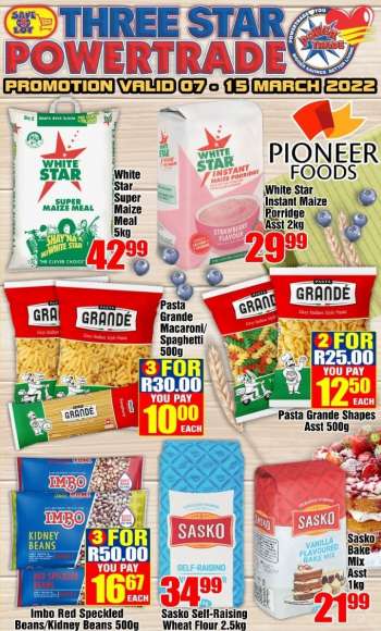Three Star Cash and Carry catalogue  - 07/03/2022 - 15/03/2022.