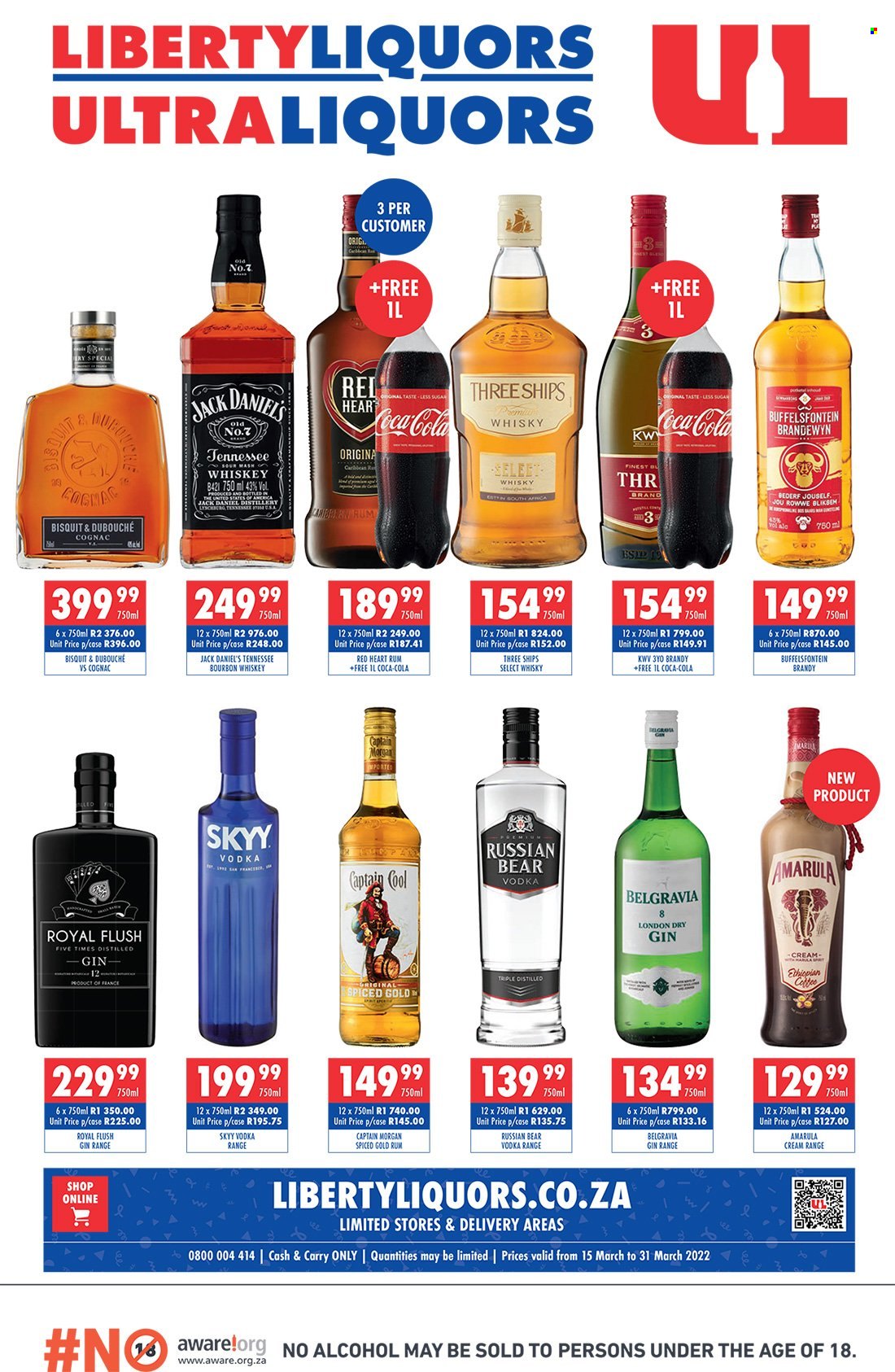 Ultra Liquors specials - 15/03/2022 - 31/03/2022. Page 1