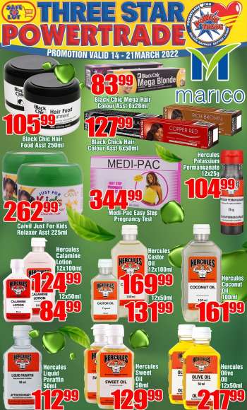 Three Star Cash and Carry catalogue  - 14/03/2022 - 21/03/2022.
