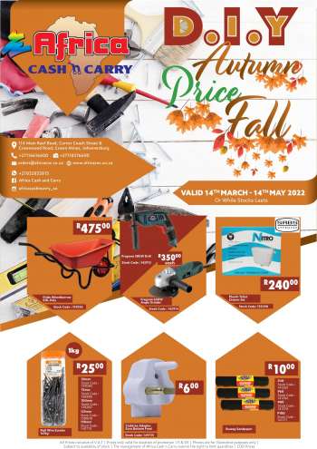 Africa Cash & Carry catalogue  - 14/03/2022 - 14/05/2022.