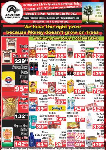 Advance Cash & Carry catalogue  - 21/03/2022 - 23/03/2022.