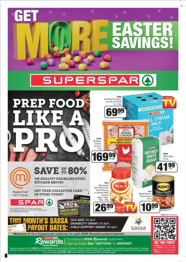 SPAR specials - 21/03/2022 - 04/04/2022. Page 1