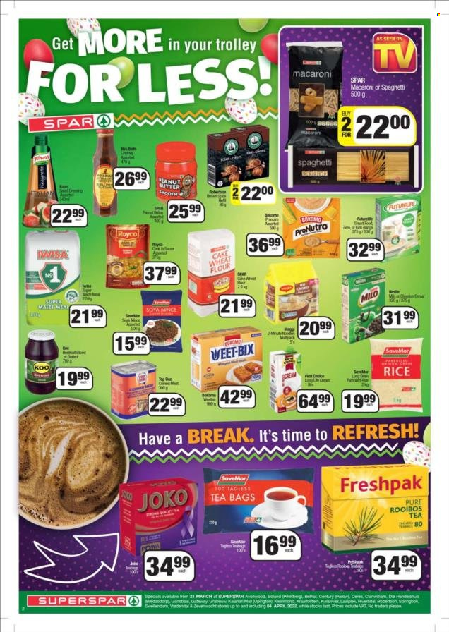 SPAR specials - 21/03/2022 - 04/04/2022. Page 5