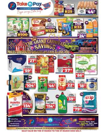 Take n Pay catalogue  - 21/03/2022 - 27/03/2022.