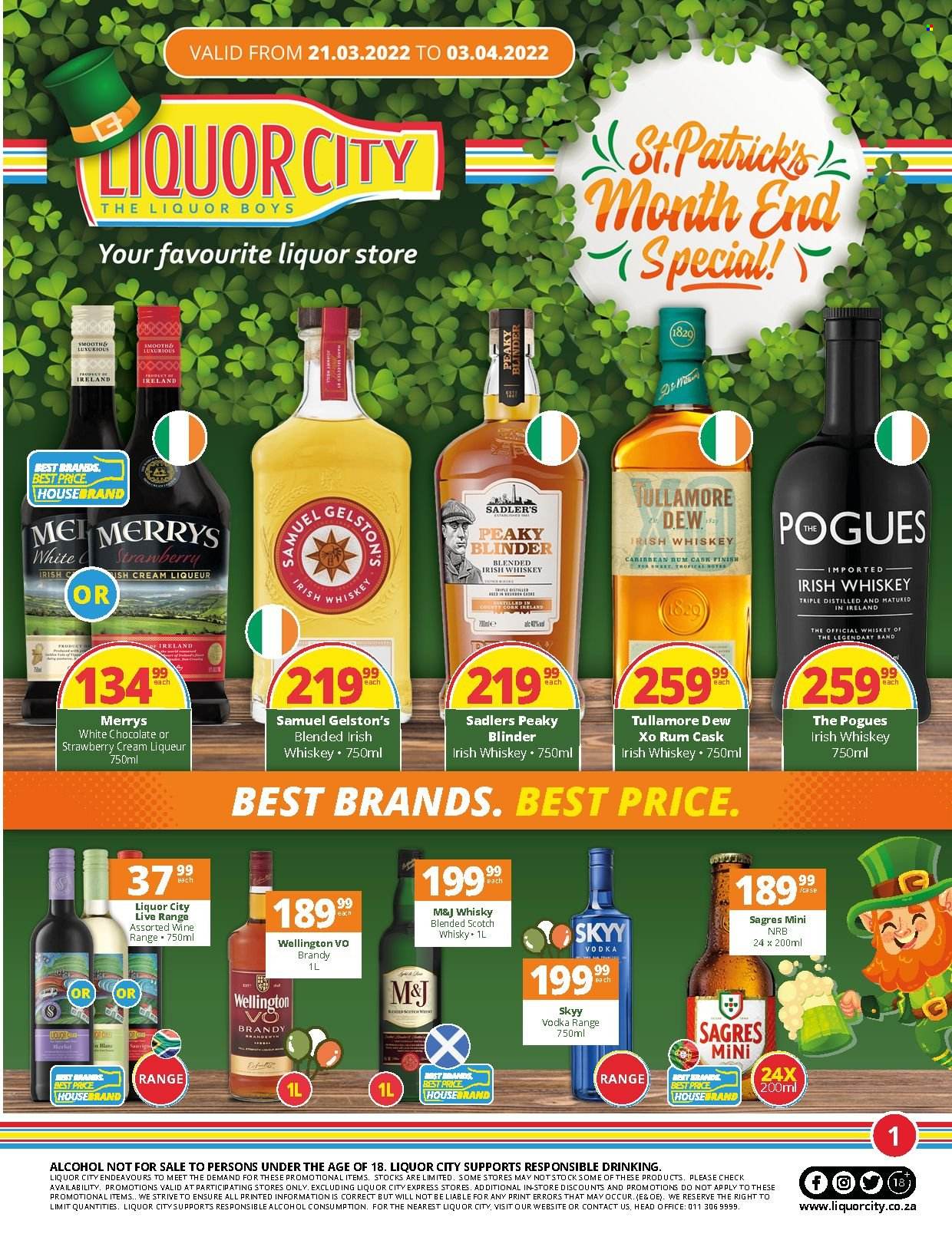 Liquor City specials - 21/03/2022 - 03/04/2022. Page 1