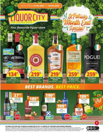 Liquor City catalogue  - 21/03/2022 - 03/04/2022.