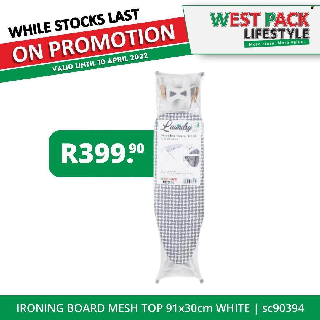 West Pack Lifestyle specials - 22/03/2022 - 10/04/2022. Page 16