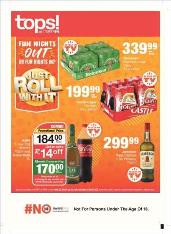 TOPS at SPAR catalogue  - 22/03/2022 - 02/04/2022.